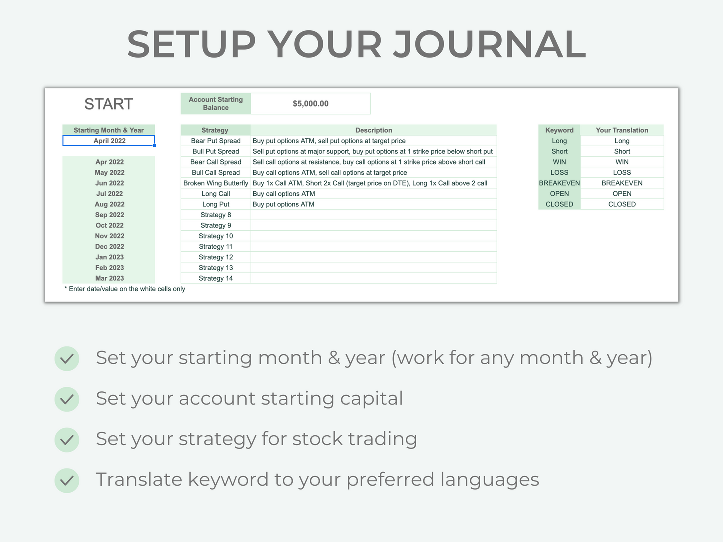 Options Trading Journal