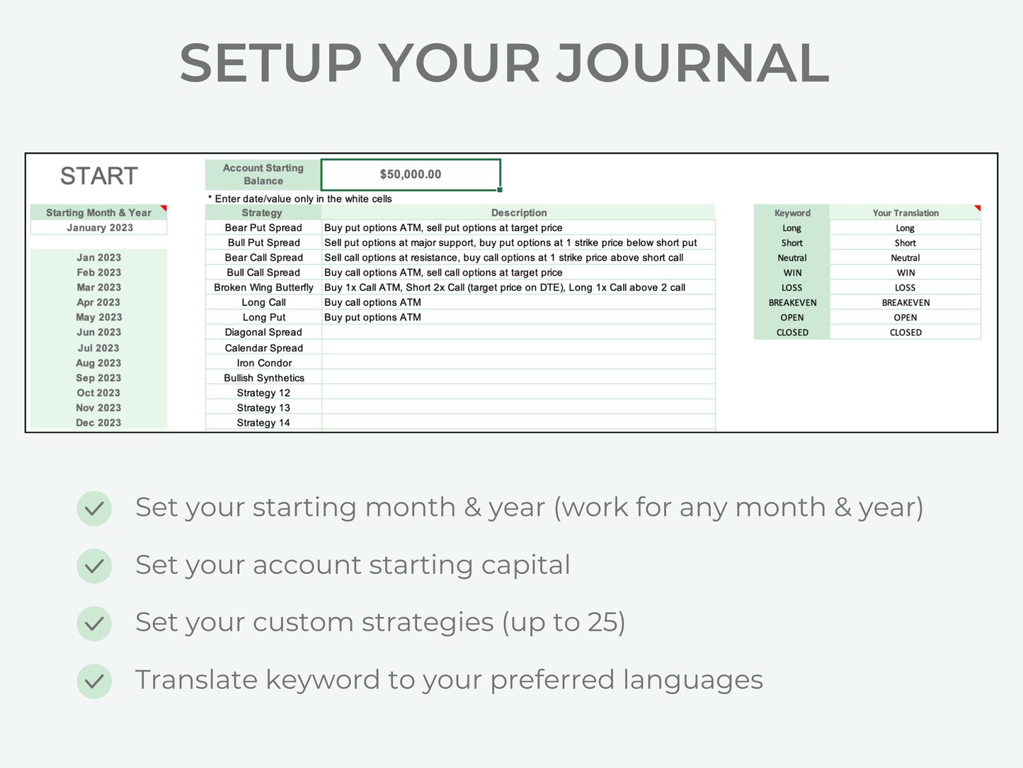Options Trading Journal