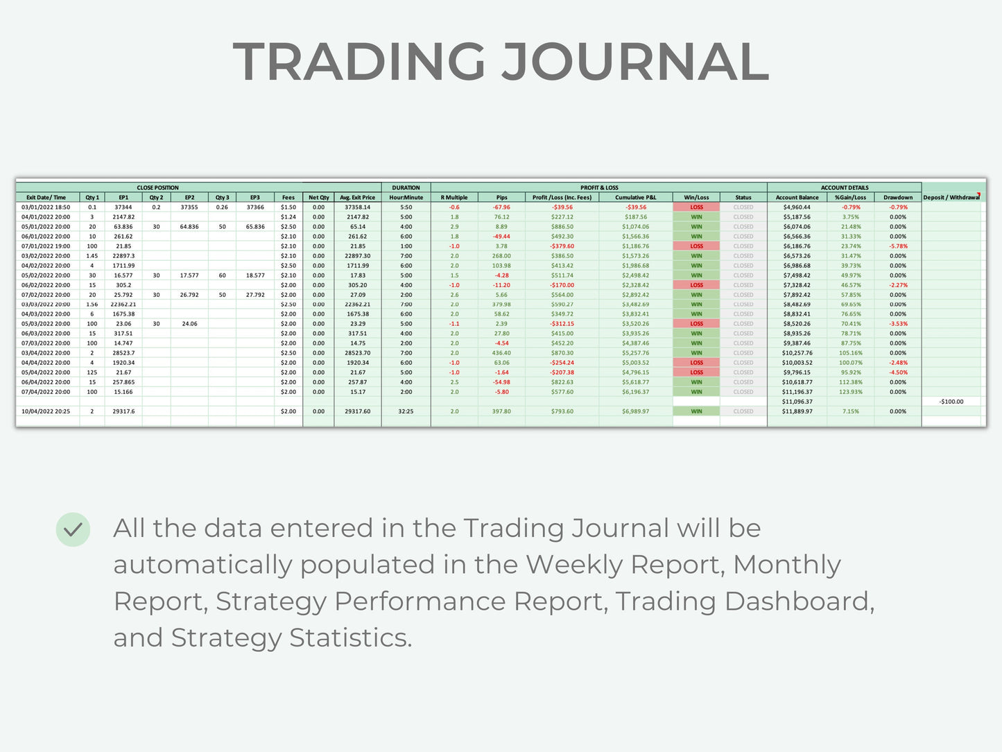 Crypto Trading Journal