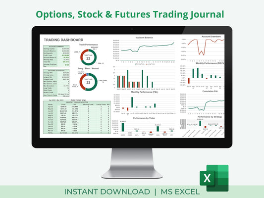 All-in-One Trading Journal (Options, Stock & Futures)