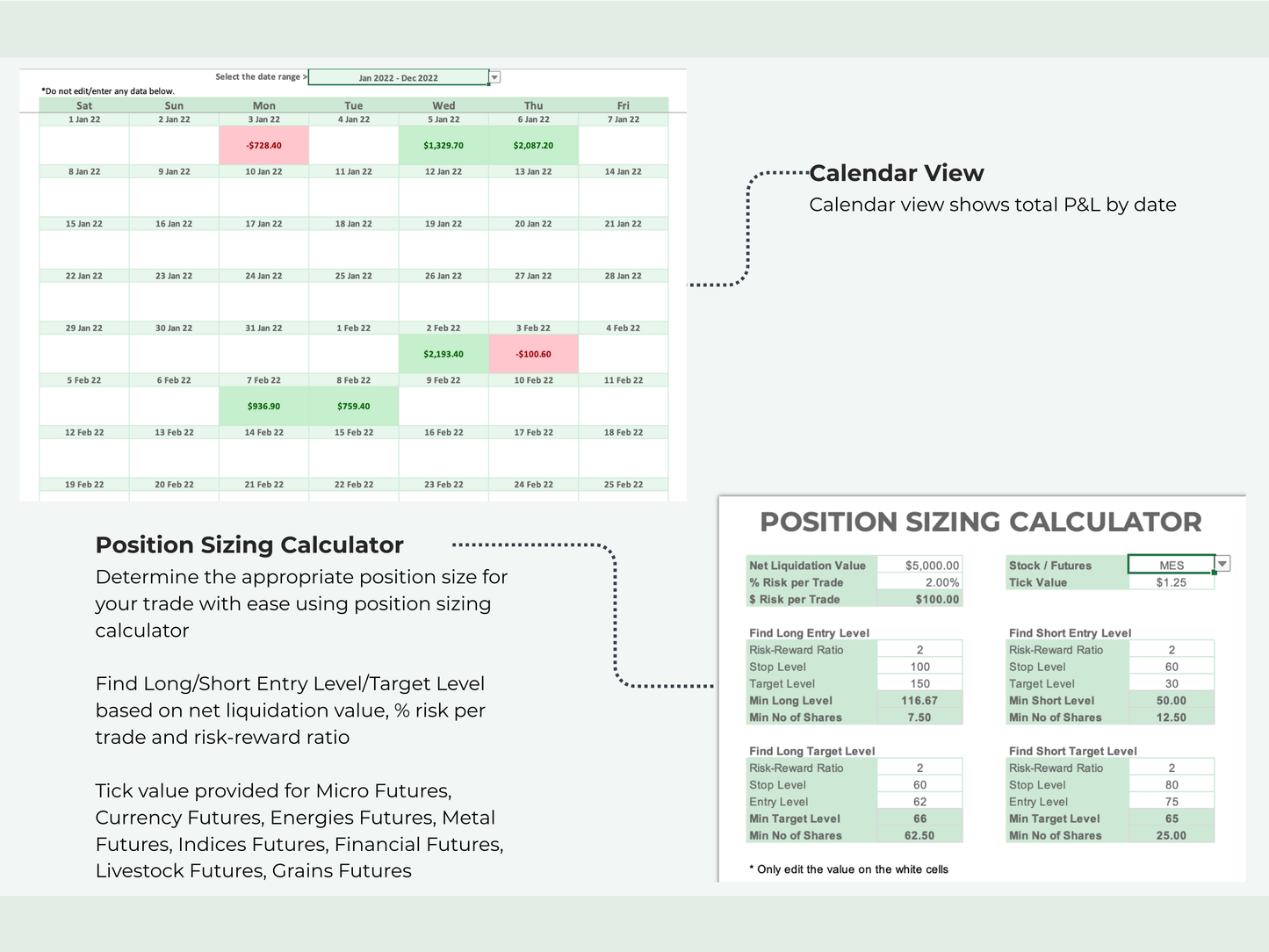 Stock & Futures Trading Journal