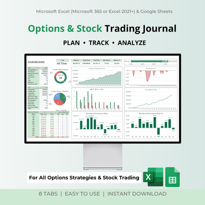 Options & Stocks Trading Journal
