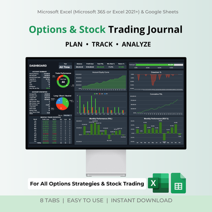 Options & Stocks Trading Journal