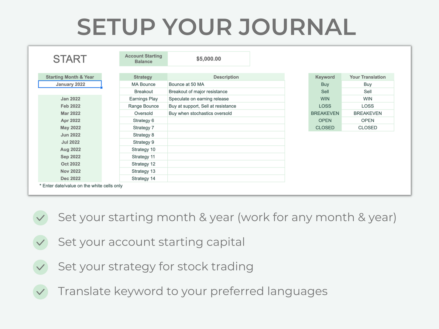 Stock Trading Journal