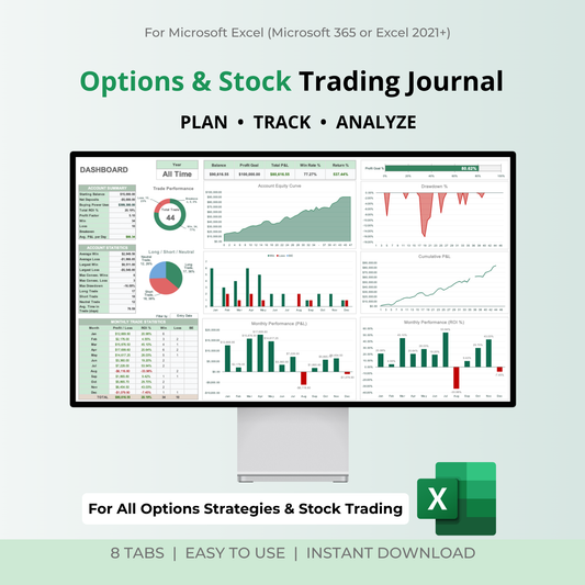 Options & Stocks Trading Journal