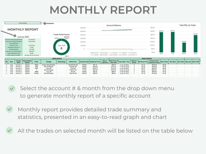 Options, Stocks & Futures Trading Journal (Multi-Accounts)