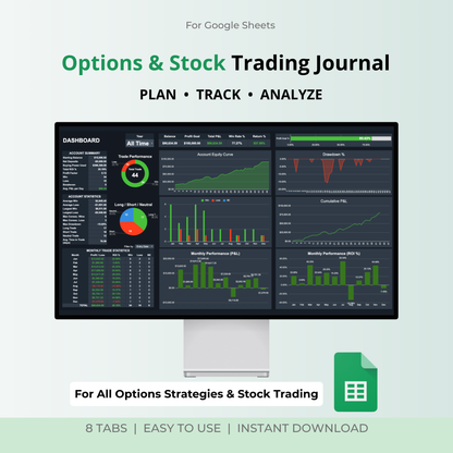 Options & Stocks Trading Journal