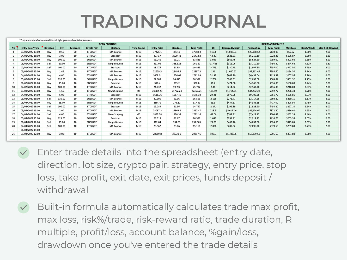 Crypto Trading Journal