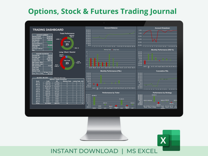 All-in-One Trading Journal (Options, Stock & Futures)