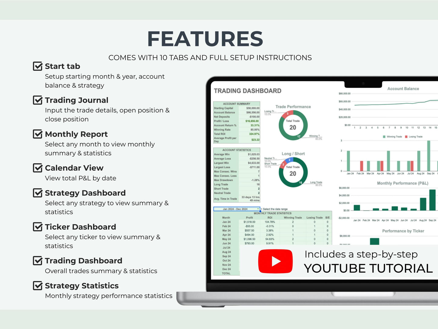 Options & Stocks Trading Journal